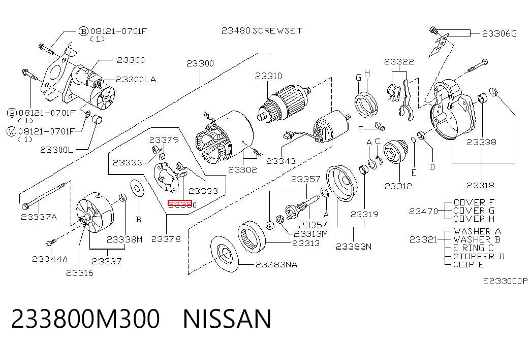 Escobilla de arranque Nissan X-Trail SUV (T30) (2001 - 2007) precio, desde 5,25 EUR