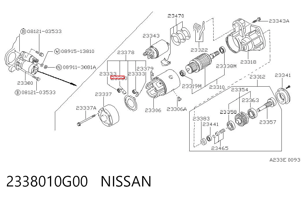 Comprar Escobilla de motor de arranque Nissan Terrano II R20