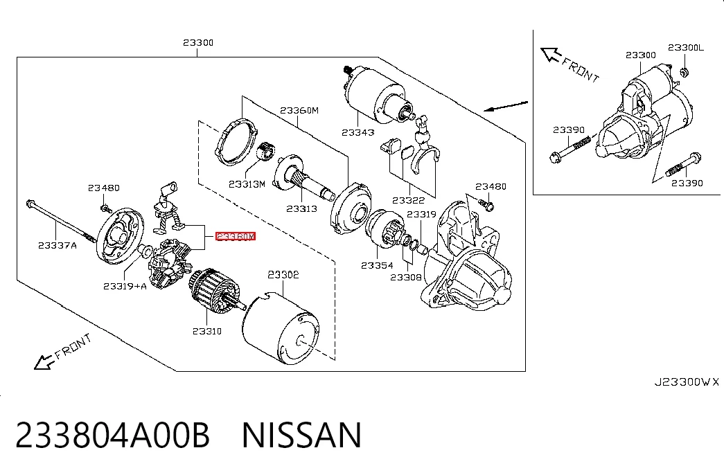 233804A00B Nissan/Infiniti