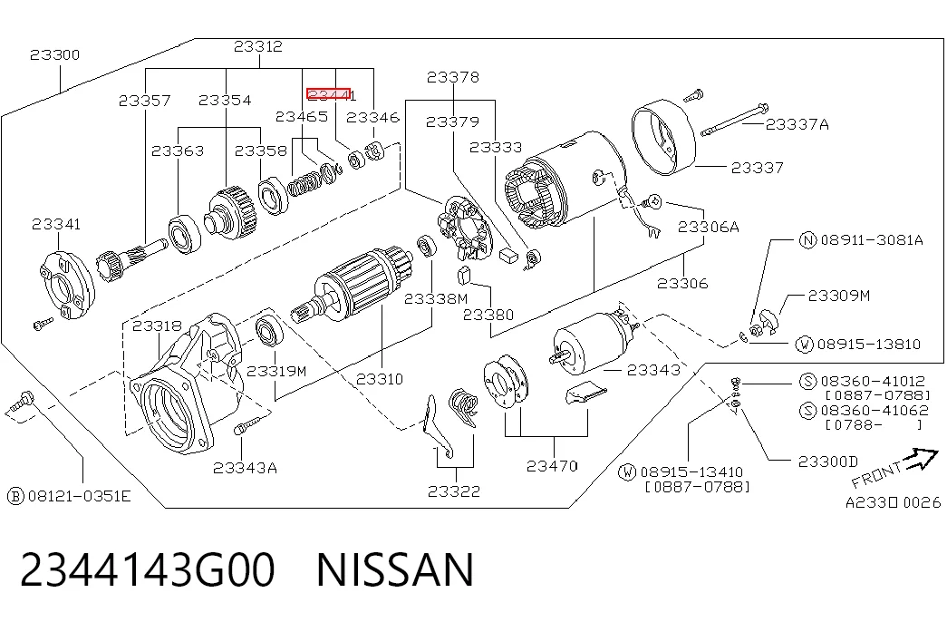 Cojinete alternador Nissan Terrano I SUV comprar en España