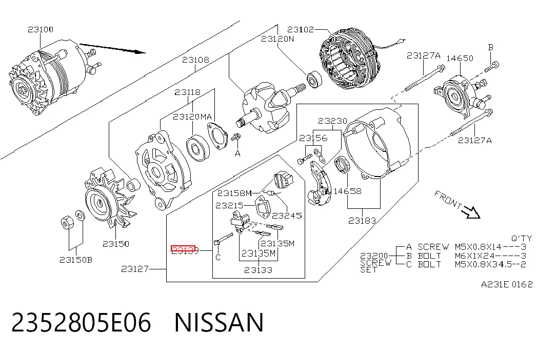 Comprar Regulador de voltaje del alternador Nissan Terrano I WD21 a bajo precio