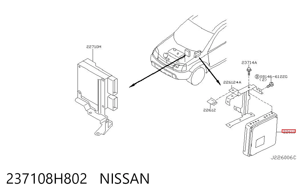 Unidad de control del motor  Nissan X-Trail SUV (T30) (2001 - 2007) precio, desde 158,27 EUR
