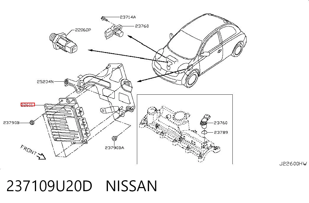 Comprar Unidad de control del motor (ECU) Nissan Note E11 a bajo precio
