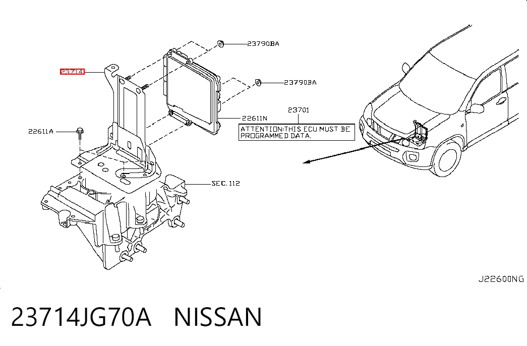23714JG70A Nissan/Infiniti
