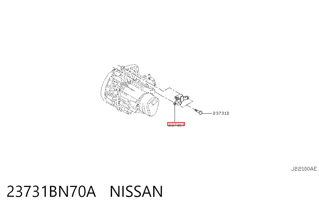 Sensor de posición del cigüeñal Nissan Almera II (2000-2006)