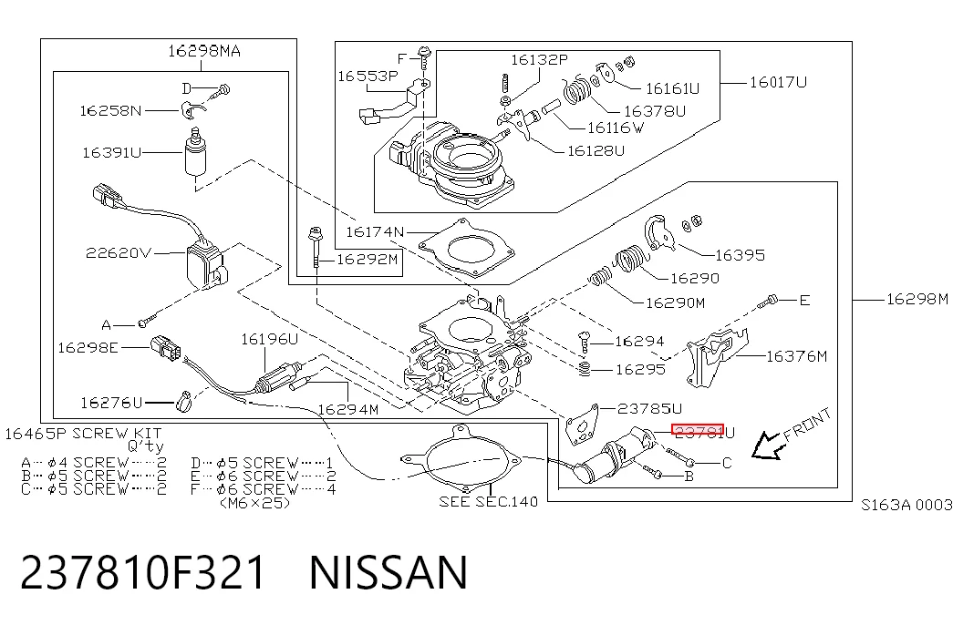 Comprar Válvula IAC Nissan Terrano II R20