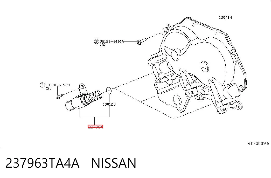 237963TA4A Nissan/Infiniti Válvula control, ajuste de levas