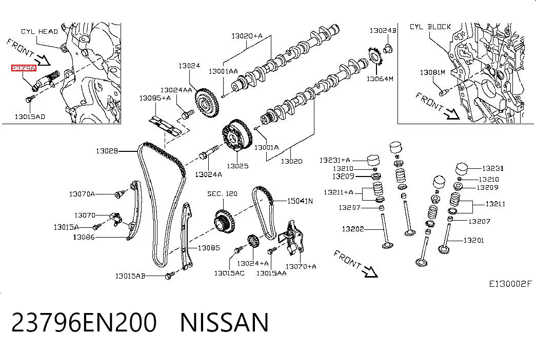 Comprar Válvula solenoide de control de posición del árbol de levas Nissan Tiida  C11X a bajo precio