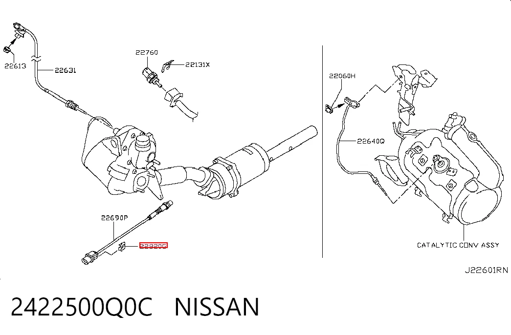 2422500Q0C Nissan/Infiniti