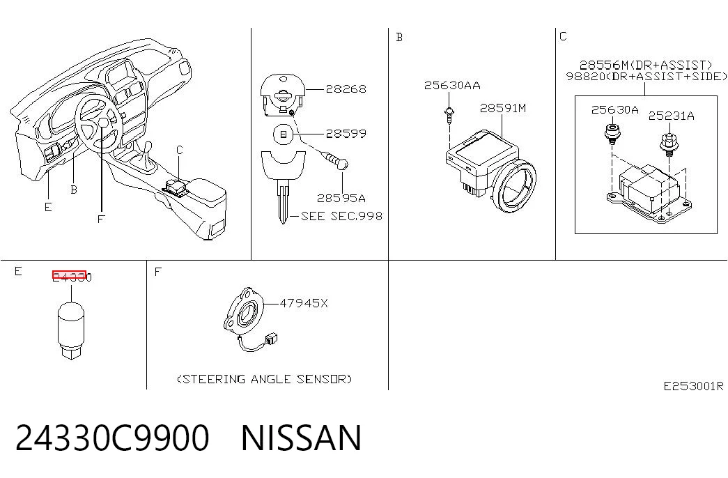 24330C9900 Nissan/Infiniti