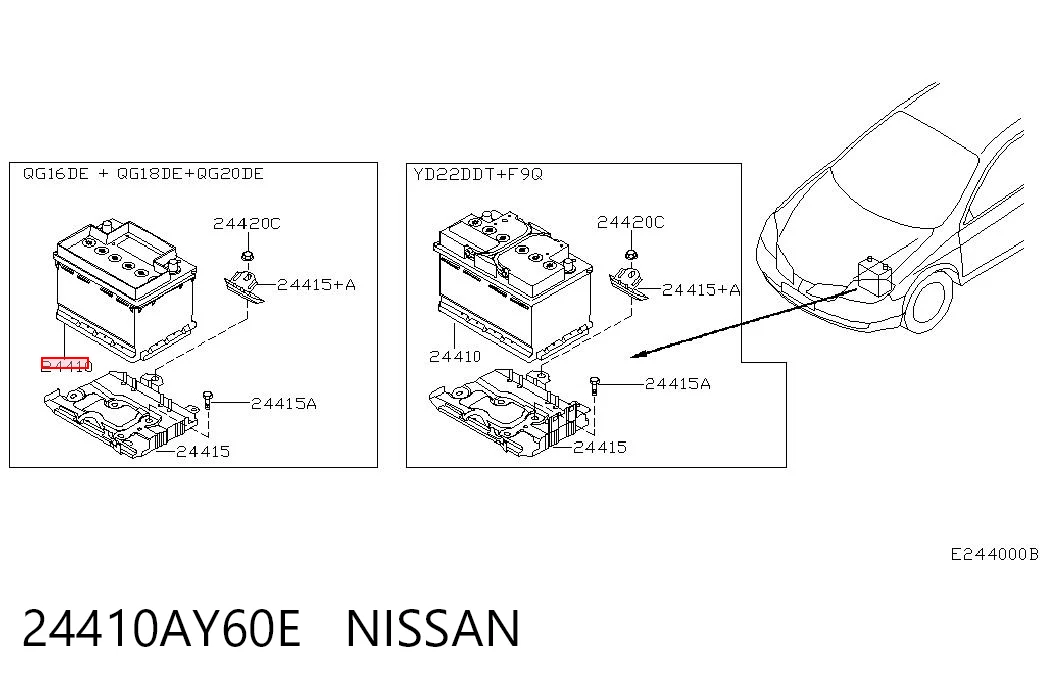 24410AY60E Nissan/Infiniti