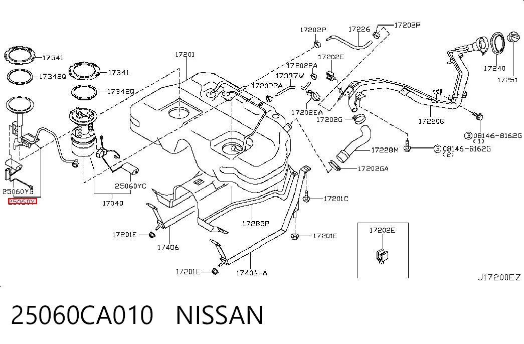 25060CA010 Nissan/Infiniti