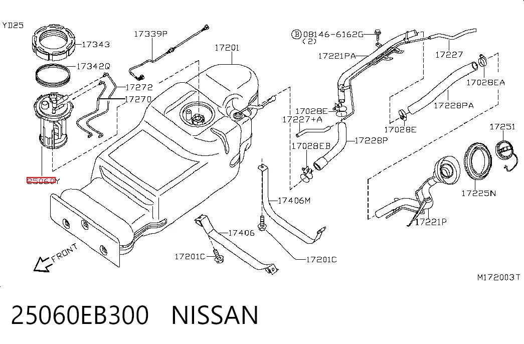 Comprar Aforador de nivel de combustible Nissan Navara D40 a bajo precio