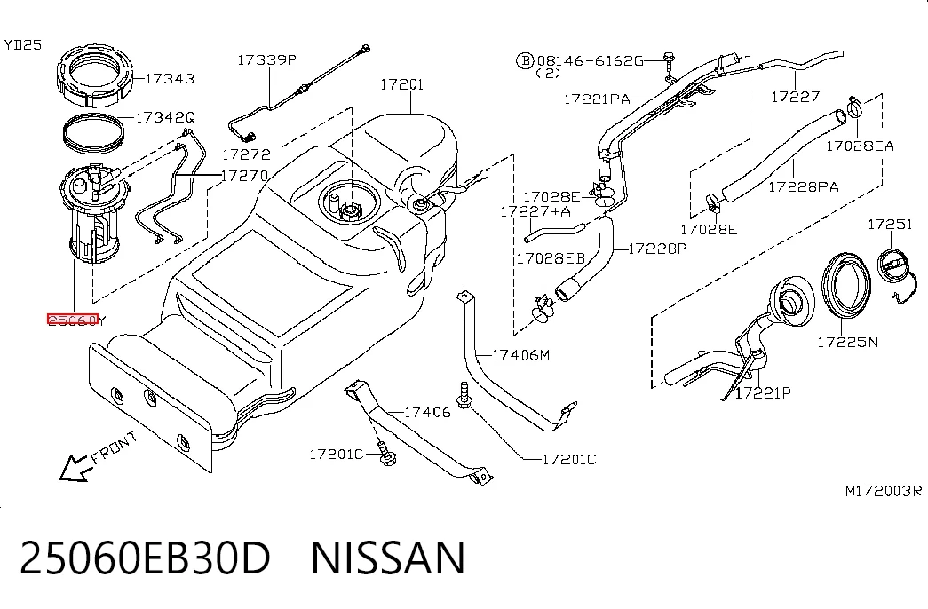 Indicador de nivel de combustible Nissan Navara NP300 III pick-up (D40) (2004 - 2015) precio, desde 100,73 EUR