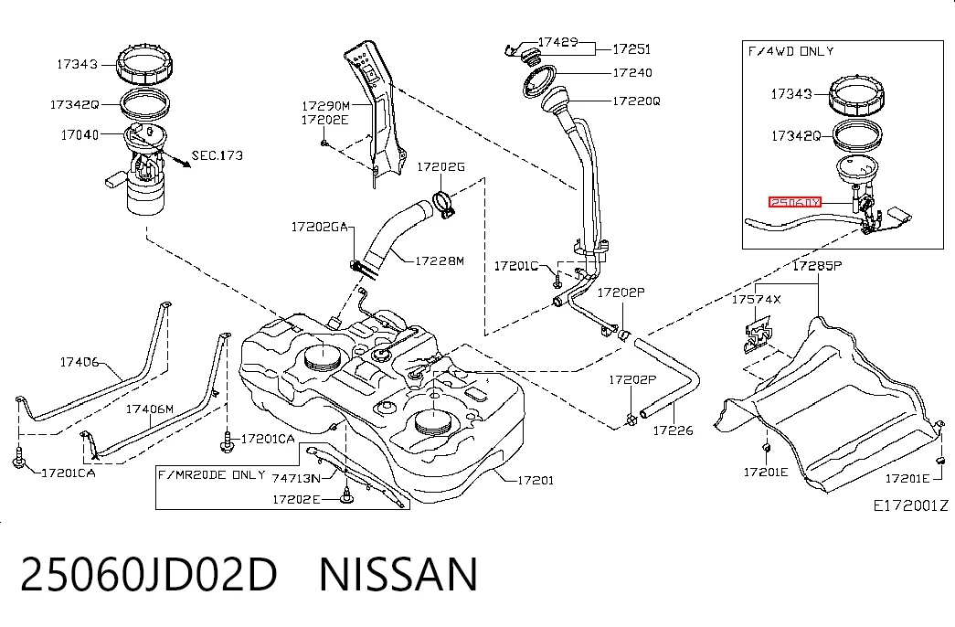 Aforador de combustible  Nissan Qashqai  SUV comprar en España