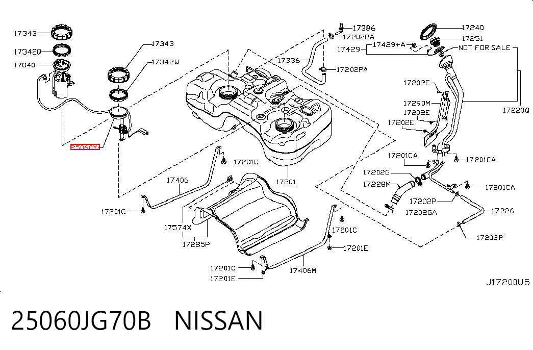 25060JG70B Nissan/Infiniti