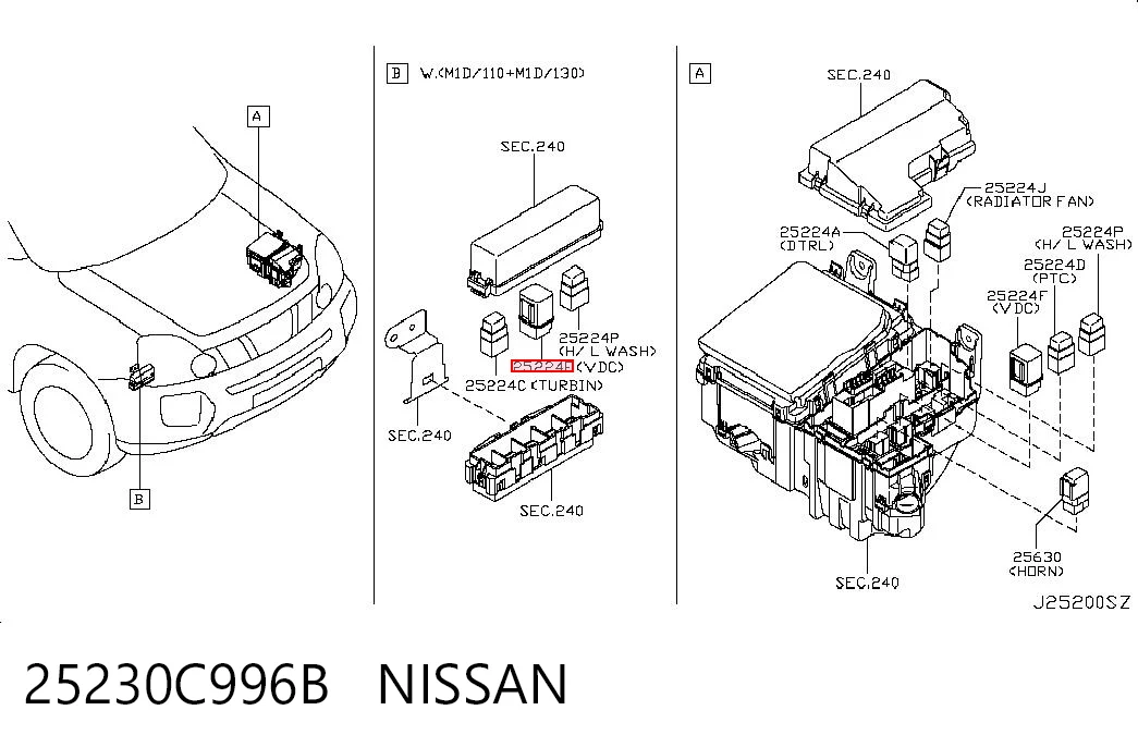 25230C996B Nissan/Infiniti 