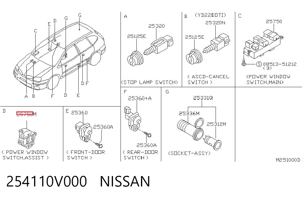 254110V000 Nissan/Infiniti 