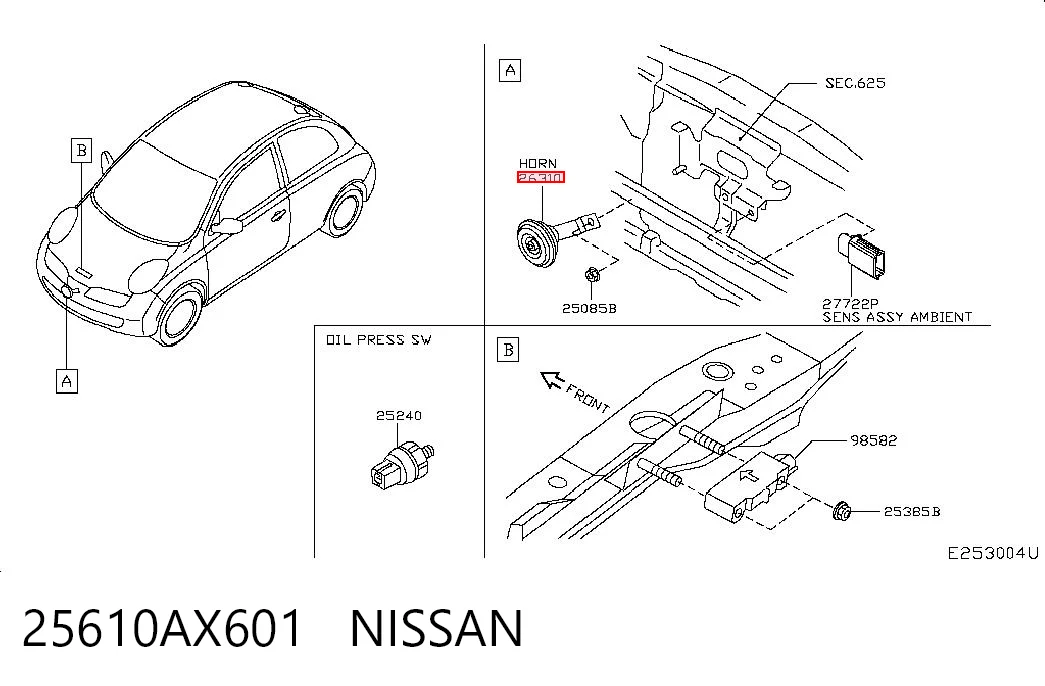 Comprar Claxon Renault Clio SYMBOL LB0, LB1, LB2