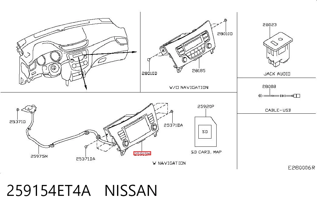 259154ET4A Nissan/Infiniti