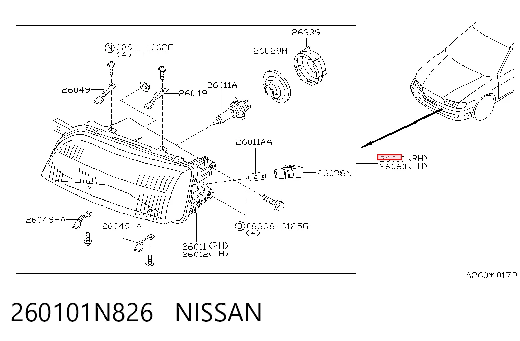 260101N826 Nissan/Infiniti