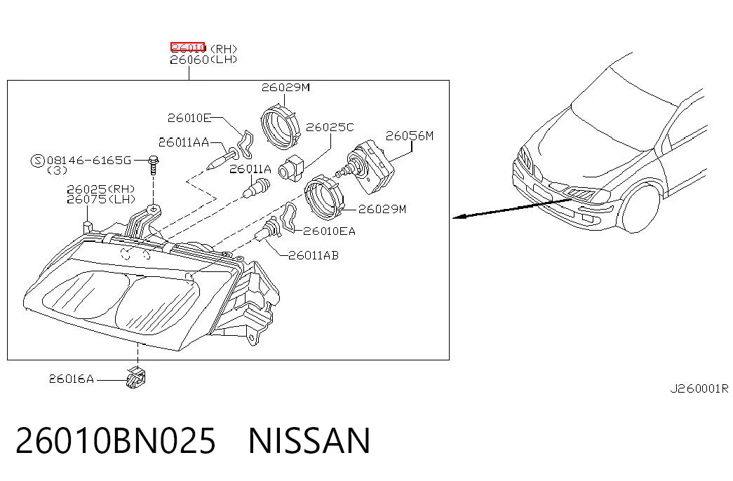 Faro delantero derecho Nissan Almera II desde 65,34 €