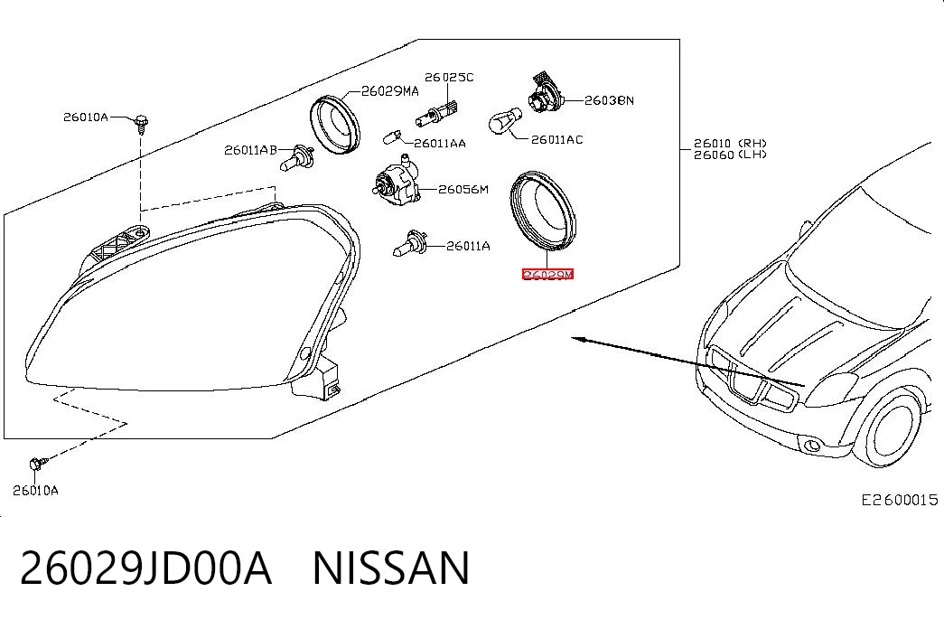26029JD00A Nissan/Infiniti