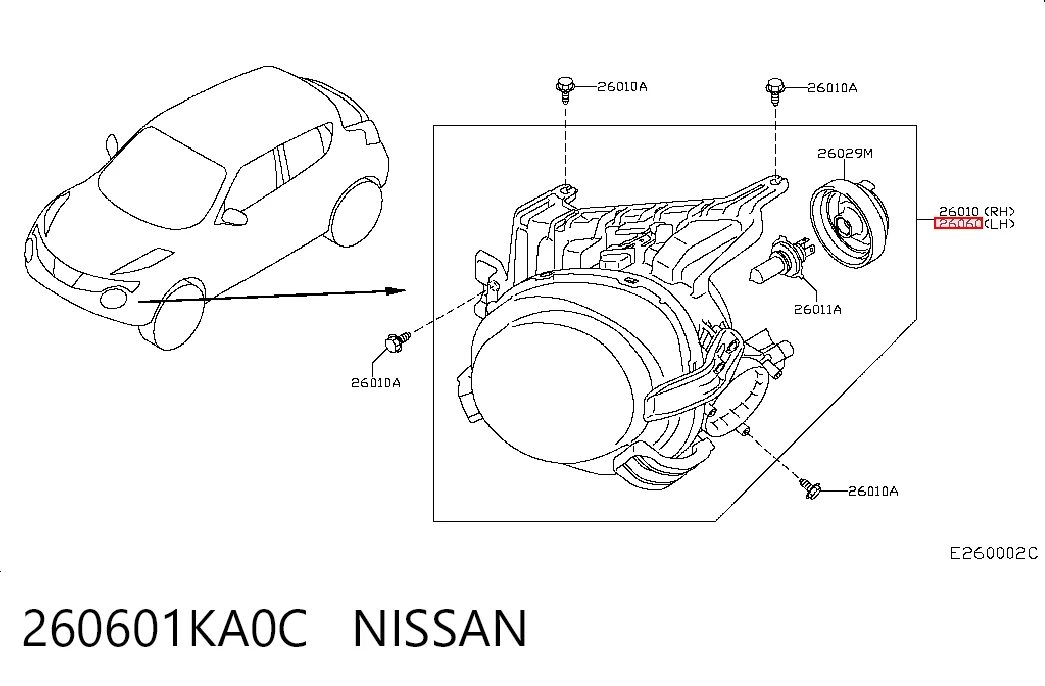260601KA0C Nissan/Infiniti