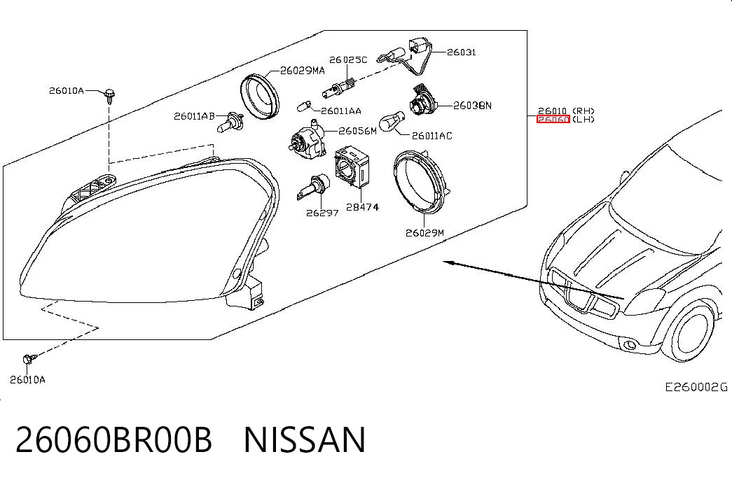 26060BR00B Nissan/Infiniti