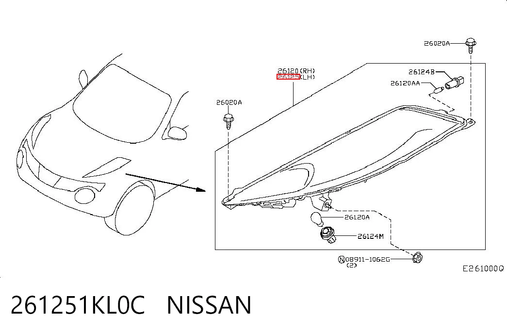 261251KL0C Nissan/Infiniti