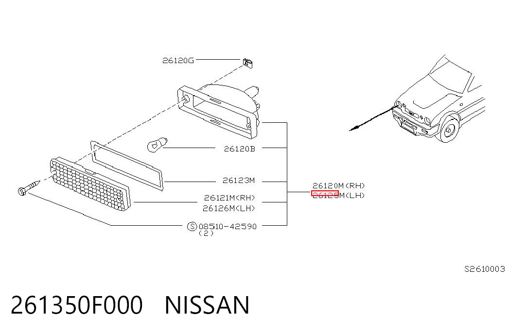 261350F000 Nissan/Infiniti