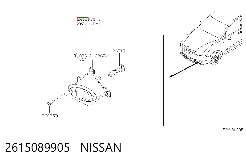 2615089905 Nissan/Infiniti