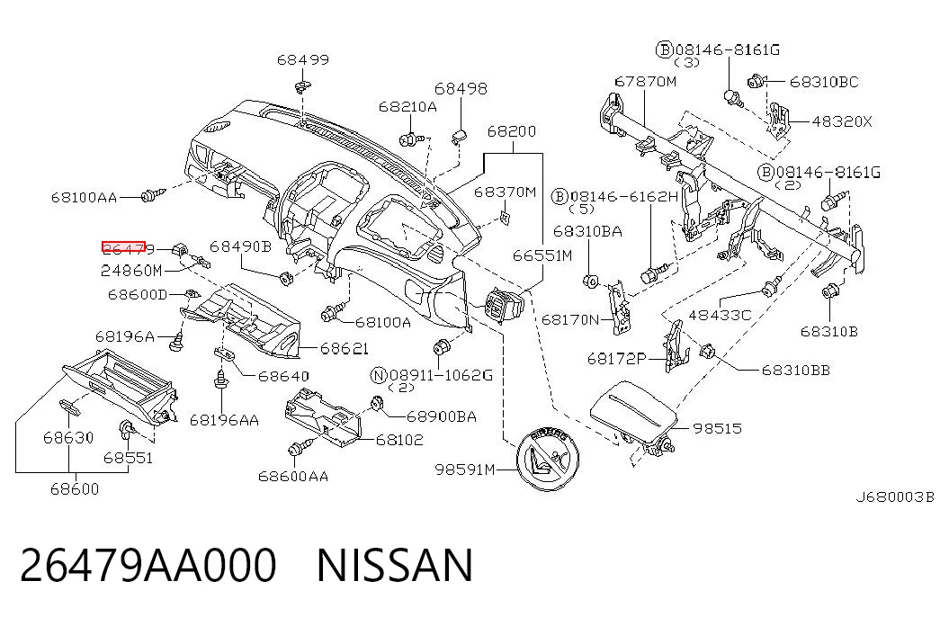 26479AA000 Nissan/Infiniti