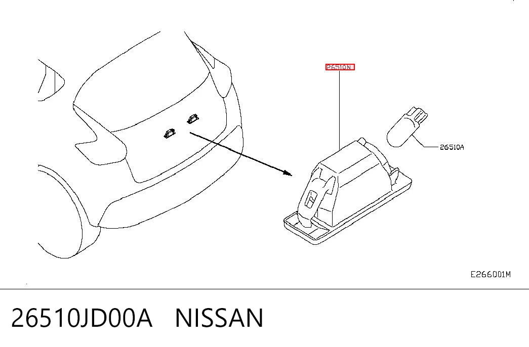 26510JD00A Nissan/Infiniti