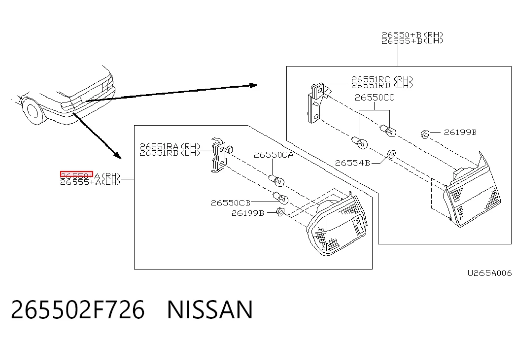 265502F726 Nissan/Infiniti