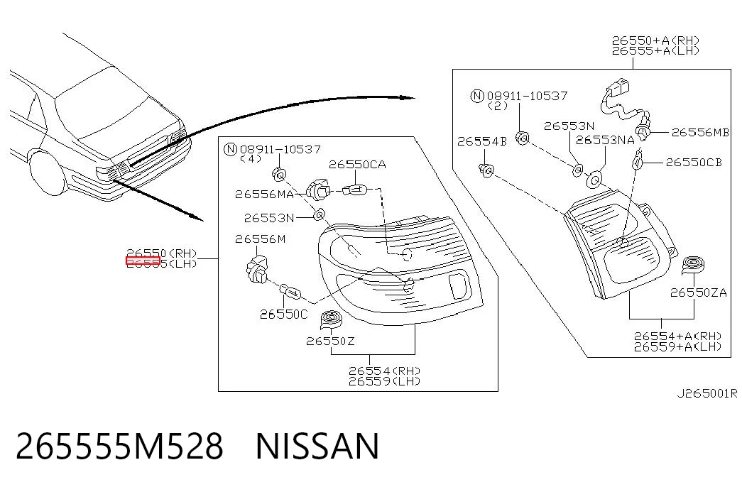 265555M528 Nissan/Infiniti