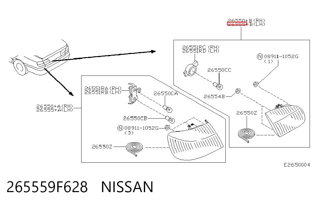 265559F628 Nissan/Infiniti