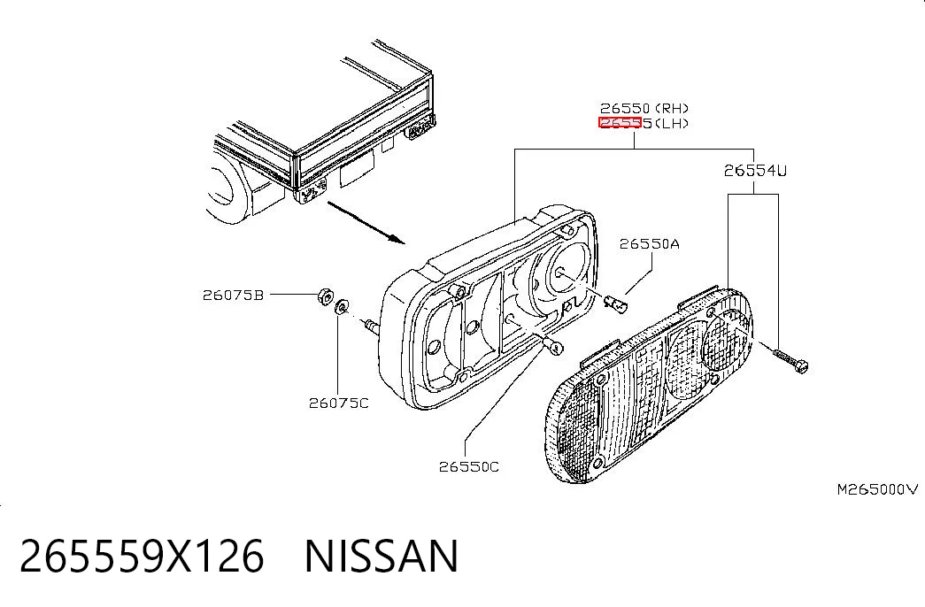 265559X126 Nissan/Infiniti
