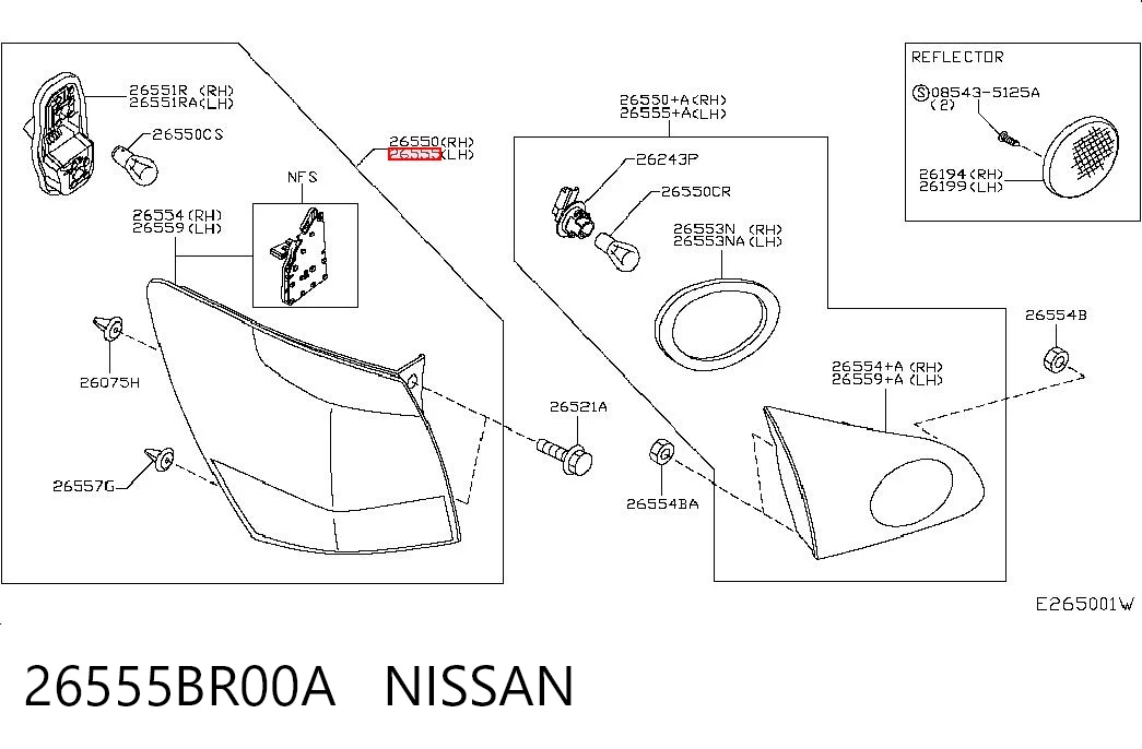 Comprar 271487V Polcar Piloto trasero izquierdo
