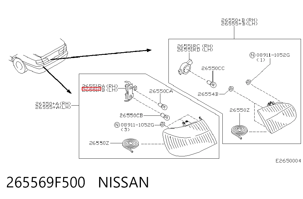 265569F500 Nissan/Infiniti