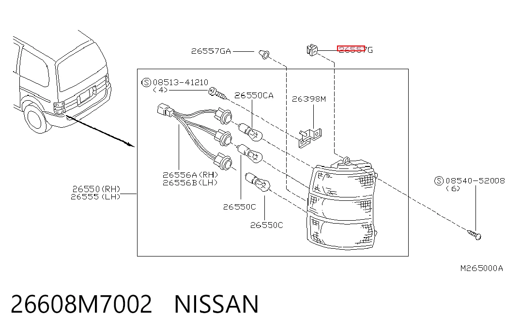 26608M7002 Nissan/Infiniti