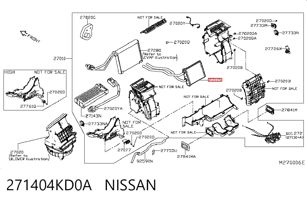 Comprar Radiador de calefacción Nissan Navara  D23, D23T a bajo precio