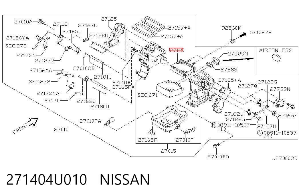 271404U010 Nissan/Infiniti