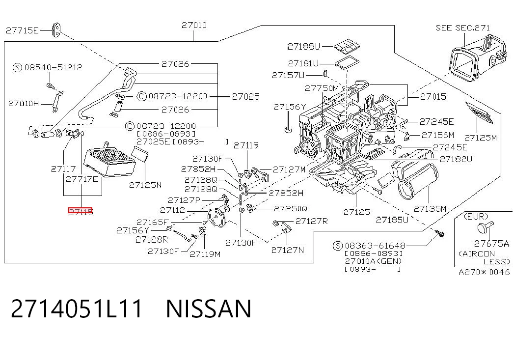 Comprar Radiador de calefacción Nissan Patrol  Y60 a bajo precio