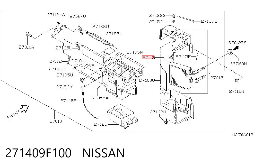 Comprar Radiador de calefacción Nissan Primera P11 a bajo precio