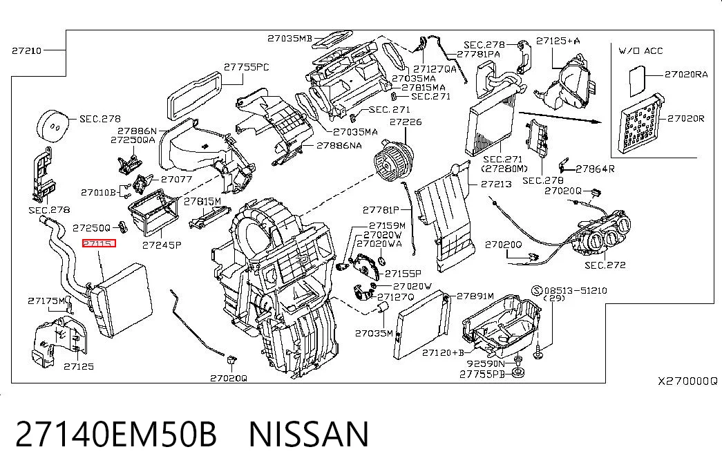 Comprar Radiador de calefacción Nissan Tiida  C11X a bajo precio