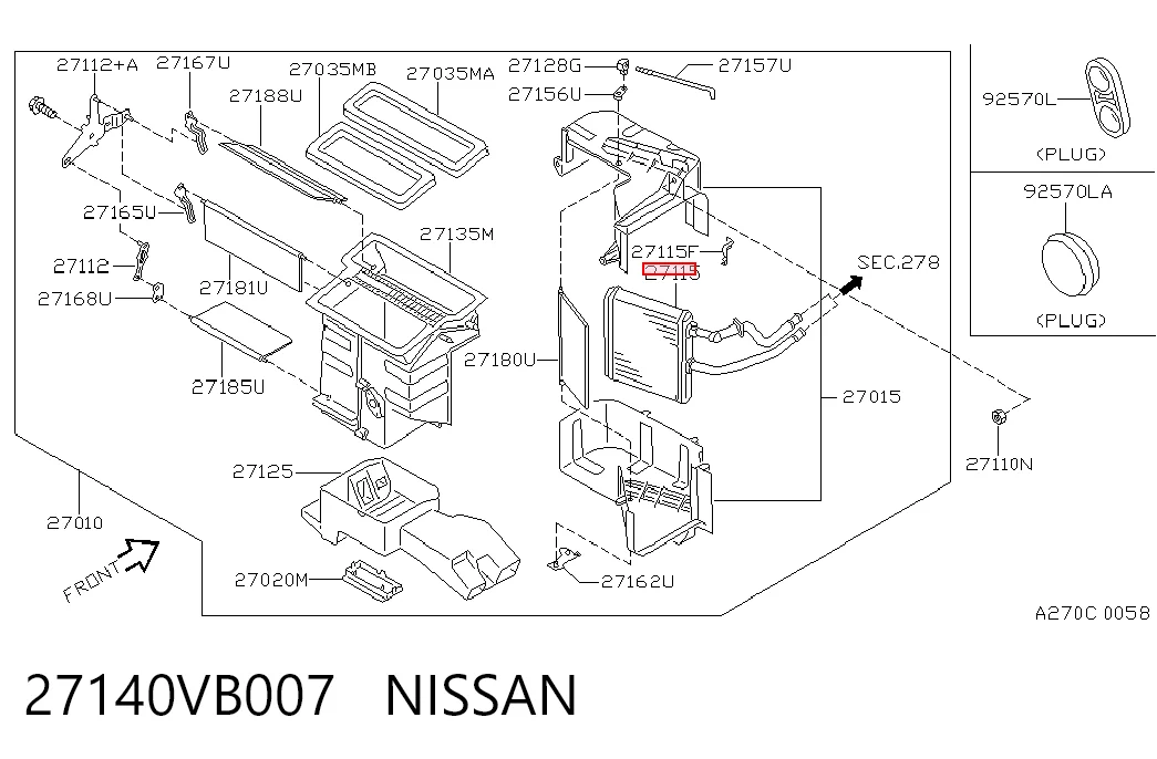 Comprar Radiador de calefacción Nissan Patrol  Y61 a bajo precio
