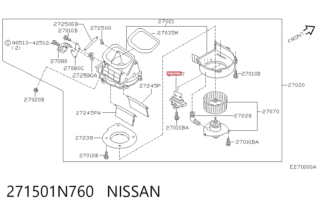 271501N760 Nissan/Infiniti