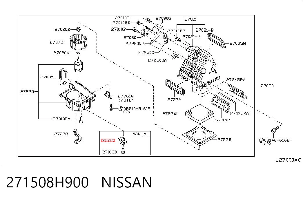 271508H900 Nissan/Infiniti