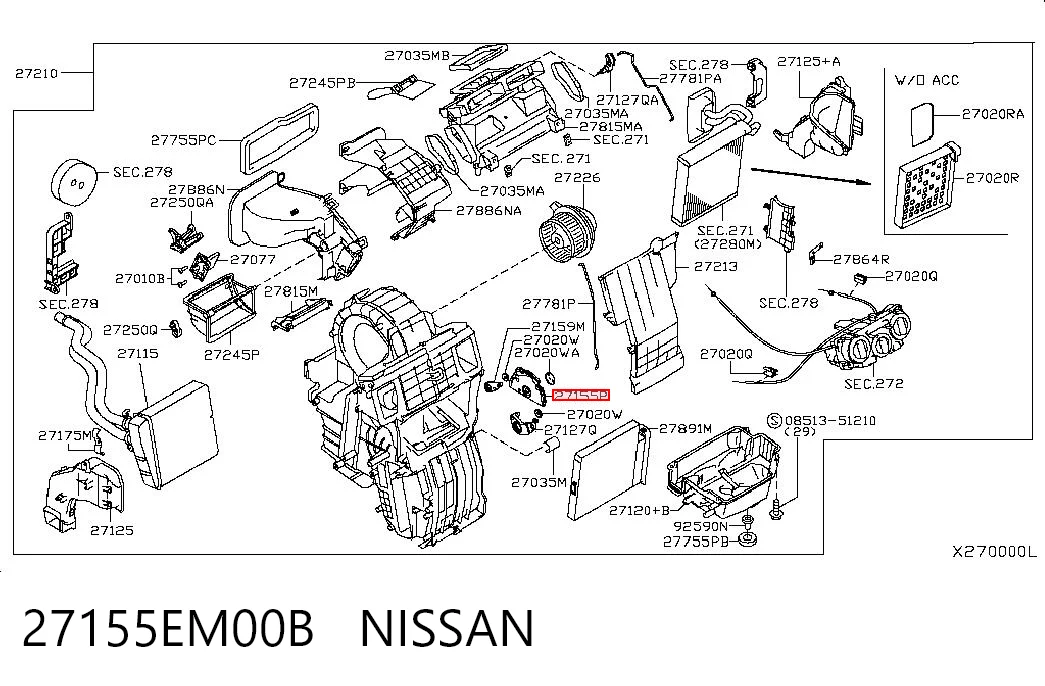 27155EM00B Nissan/Infiniti